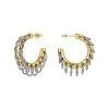 Women’s Punk Chain Hoop Earrings