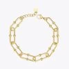 Geometric Bead Bracelet For Women Gold Or Stainless Steel
