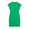 Womens Green Stretch Knit Knee Length Midi Slim Fit
