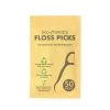 50Pcs Floss Dental Cleaning Toothpick Biodegradable PLA Eco Friendly