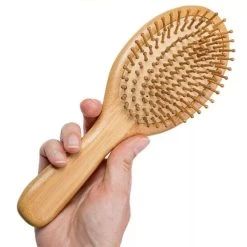 Bamboo Head Massage Comb Hairbrush For Healthy Hair