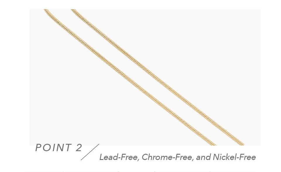 Necklace Pendant Paint Drip Shape For Women In Gold - Image 5