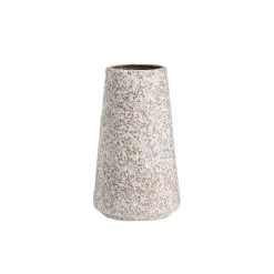 Ceramic White Speckled Vase