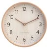 Silent Wooden Scandi Wall Clock