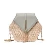 Women’s Rattan Hexagon Handbag