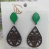 Women’s Wooden Bee Earrings