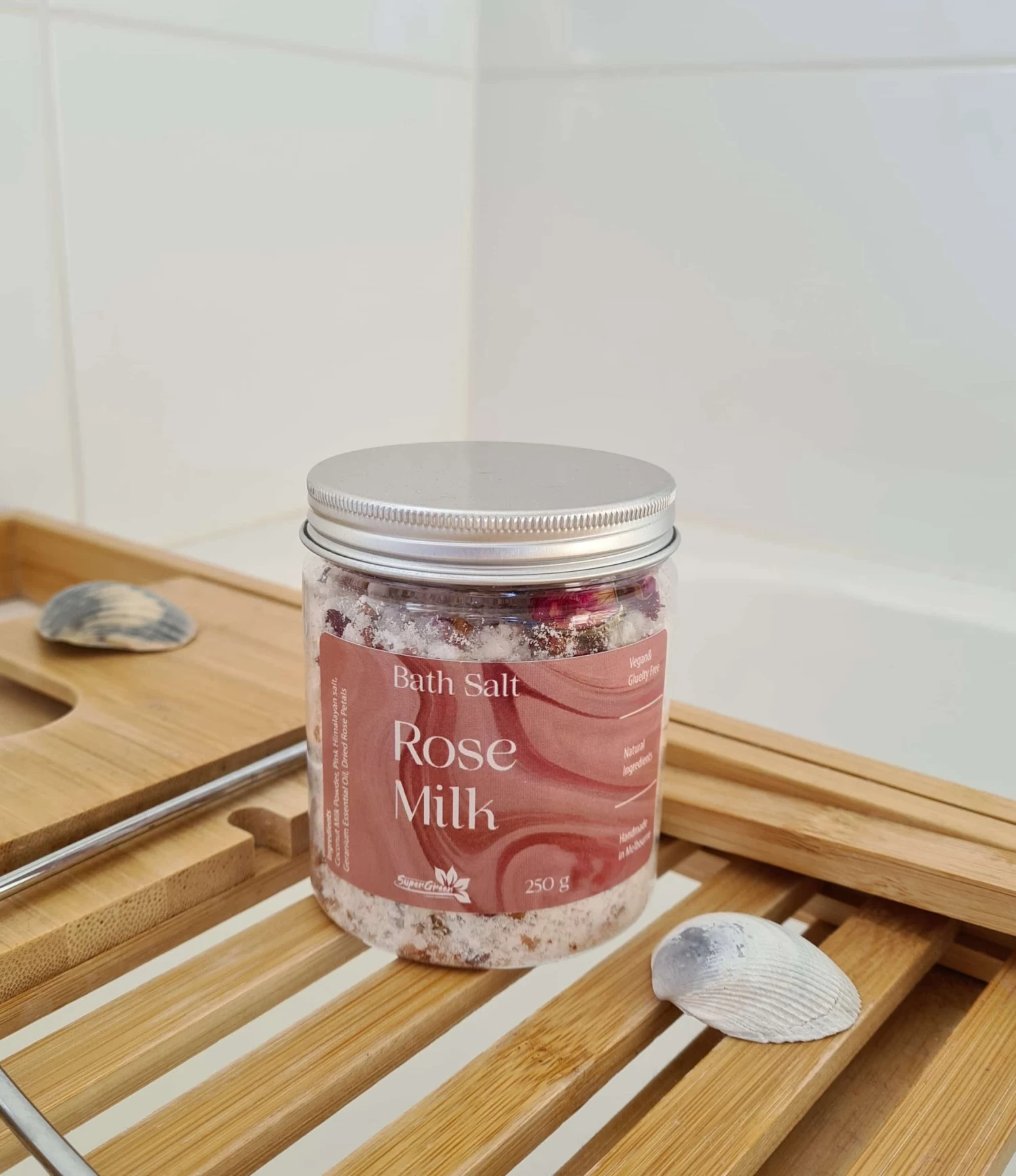 Rose Milk Handmade Bath Soak
