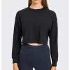 Women’s Long Sleeve Cropped Sweat Top