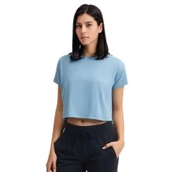 Women’s Cropped Yoga T Shirt