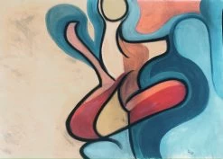 Original Art WOMEN IN CHAIR Vol 1