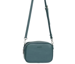 Women’s Soft Leather Crossbody Box Bag By Hoopla