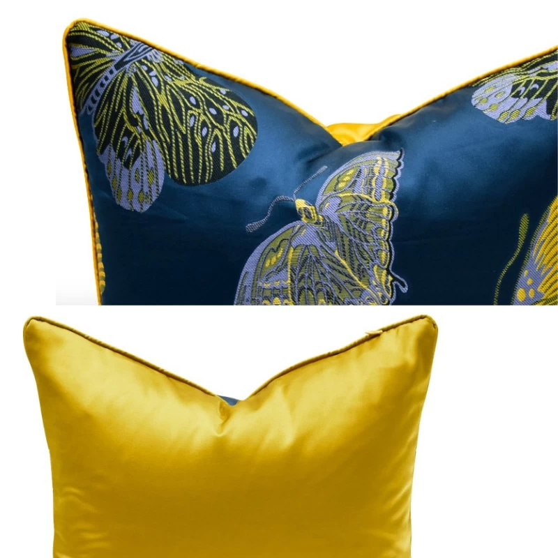 Cushion Modern Butterfly Jacquard Art - Image 4