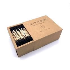 200Pcs Bamboo Cotton Double Head Adults Makeup Cotton Swabs