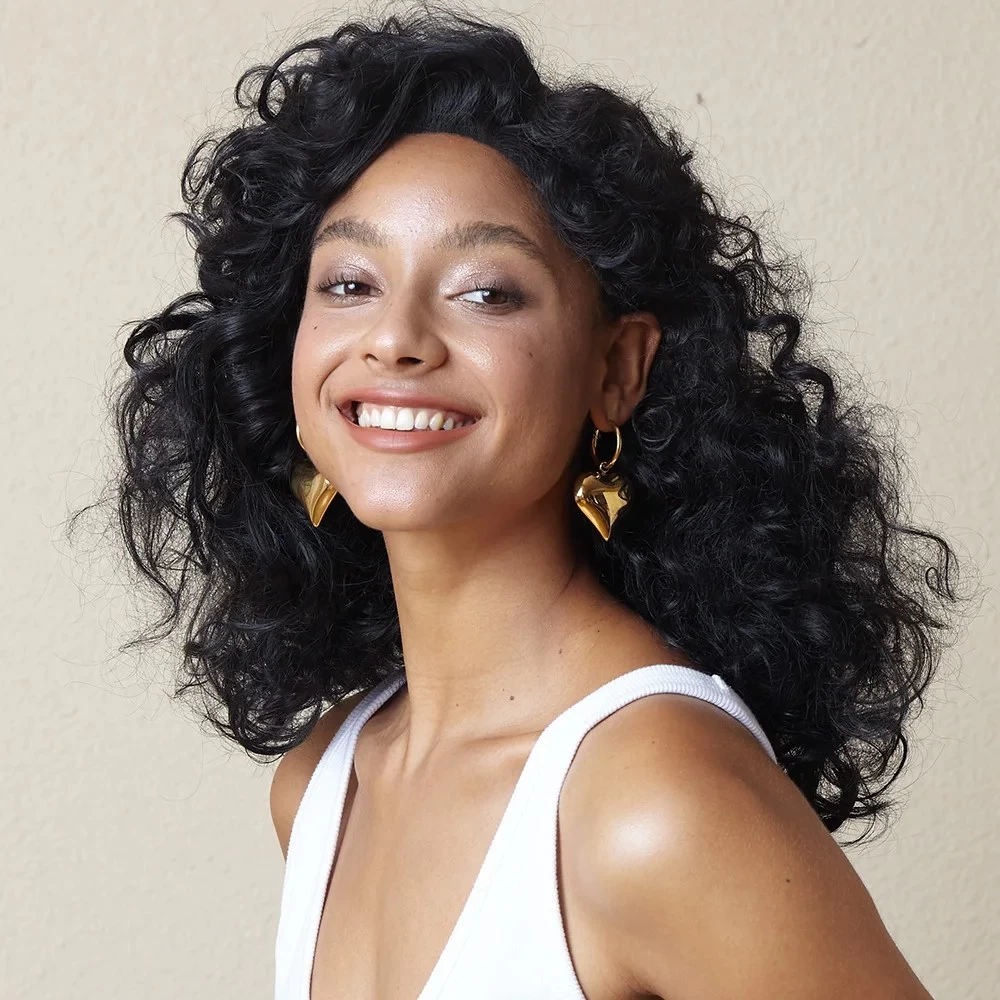 Statement Big Heart Drop Earrings For Women In Gold - Image 3