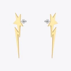 Women’s Star Lightning Strikes Drop Earrings