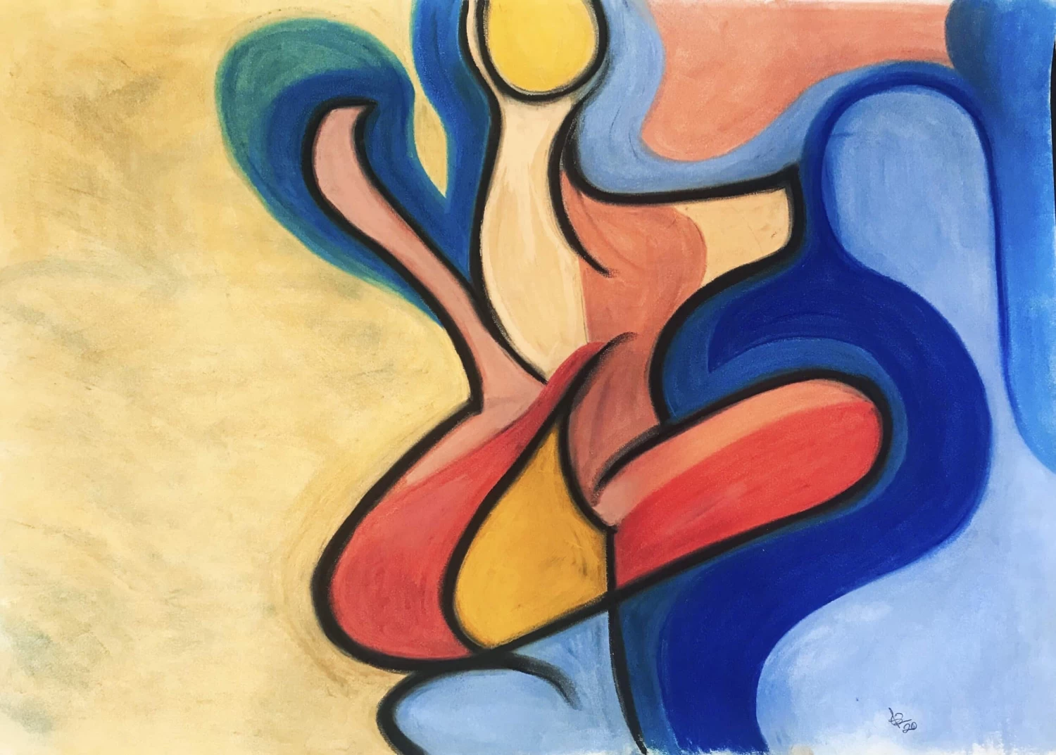 Original Art WOMEN IN CHAIR Vol 3