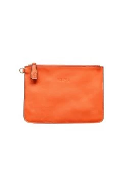 Hoopla Orange Clutch Bag
