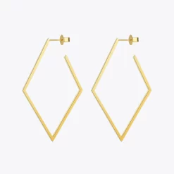 Women’s Geometric Big Rhombus Earrings