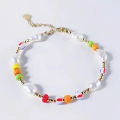 Womenâs Boho Pearls Bracelet