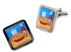 Men’s Cufflinks Ironton Cole Hot Chips & Sauce