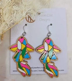 Women’s Colourful Koi Earrings