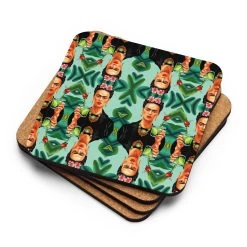 Frida Margarita Cork-back Coaster