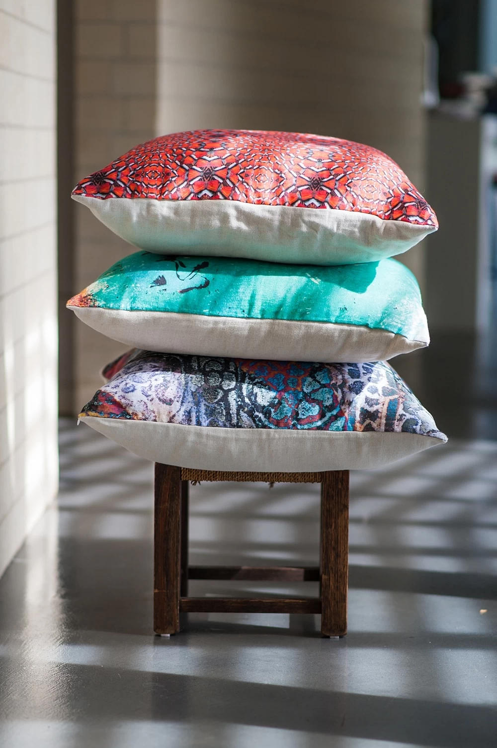 Fish Drying Linen Cushion - Image 5