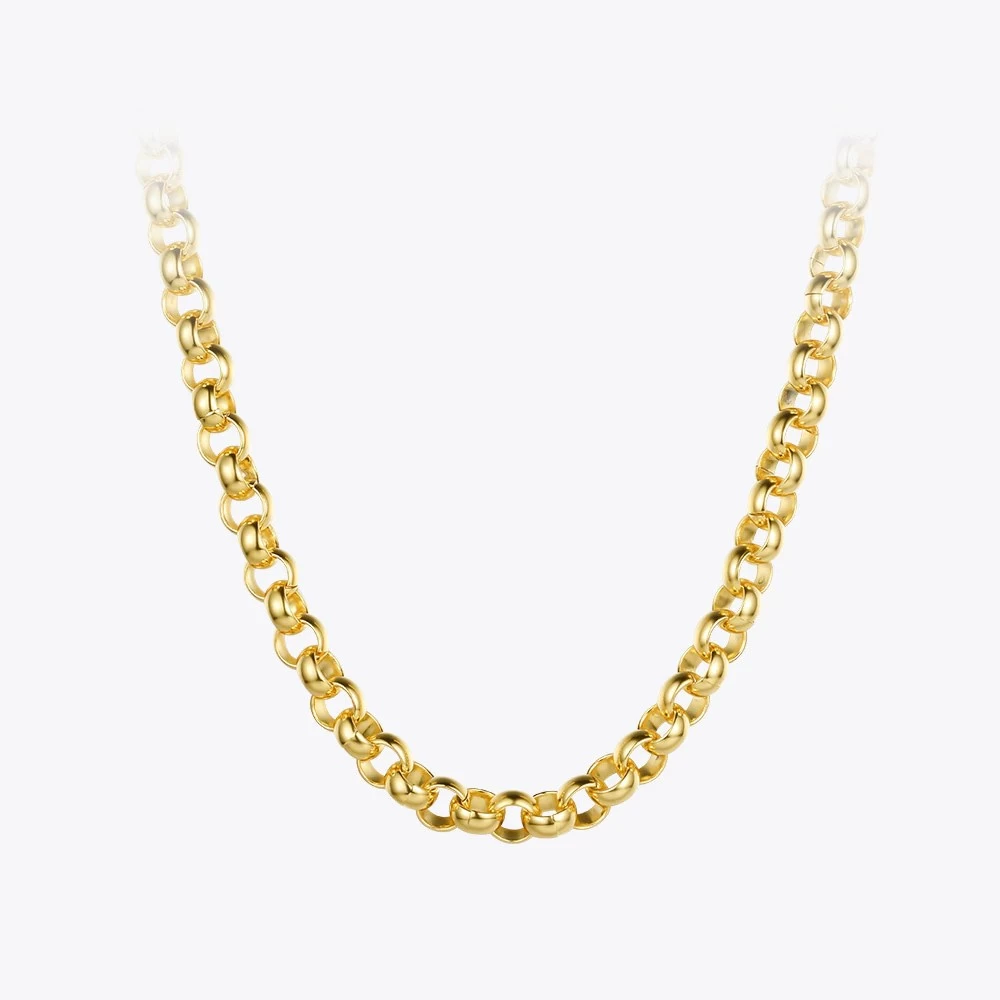 Gold Chain Choker Necklace