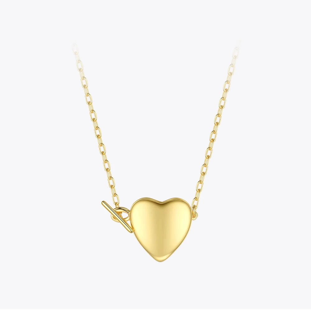 Women’s Gift Idea Gold Heart Locket Necklace - Image 2