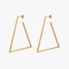 Women’s The Geo Triangle Hoop Earrings